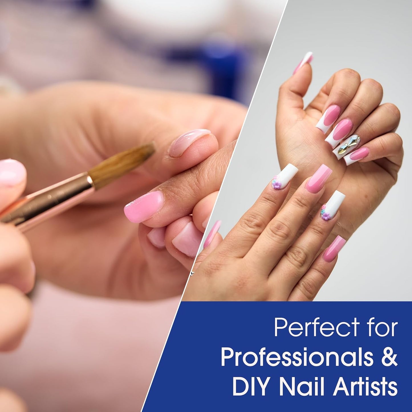 Nomma Plus Professional Liquid Monomer, EMA Nail Liquid for Acrylic Powder, Non-Yellowing Monomer, 4oz Bottle, Professional Salon Quality Manicure and Pedicure Supplies