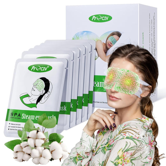 16 Packs Steam Eye Mask,Warm Eye Compress for Dry Eyes Sleep Mask,Hot Auto Heated Eye Masks Relaxing Gifts for Women Moist Heat for Eyes Soothing Eye Fatigue,Disposable Eye Mask for Travel Essentials