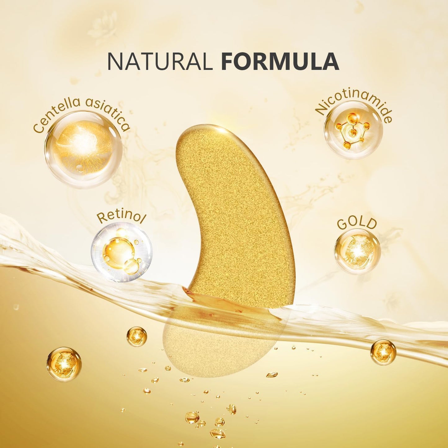 30 Pairs 24K Gold Under Eye Patches Face Masks Dark Circles Puffy Eye Bags Collagen Skincare Spa Trip Eye Mask