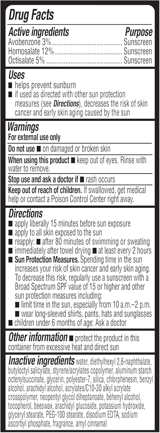 Solimo Sunscreen Lotion, No Octinoxate/Oxybenzone, Unscented, 8 fl oz, 6-Pack