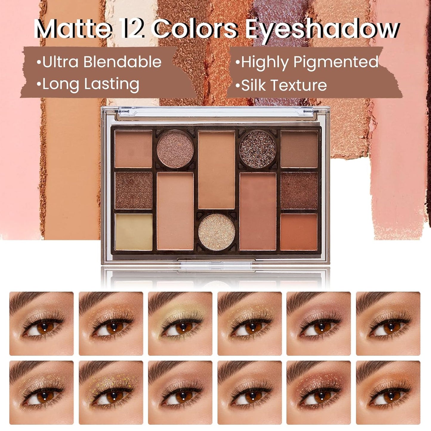 Makeup Kit for Girls Teens, Travel Makeup Kit, Facial Makeup Full Kit, Makeup Present Set for Beginners & Professionals, Cosmetic Bag Include Pigmented Blendable Eyeshadow Palette