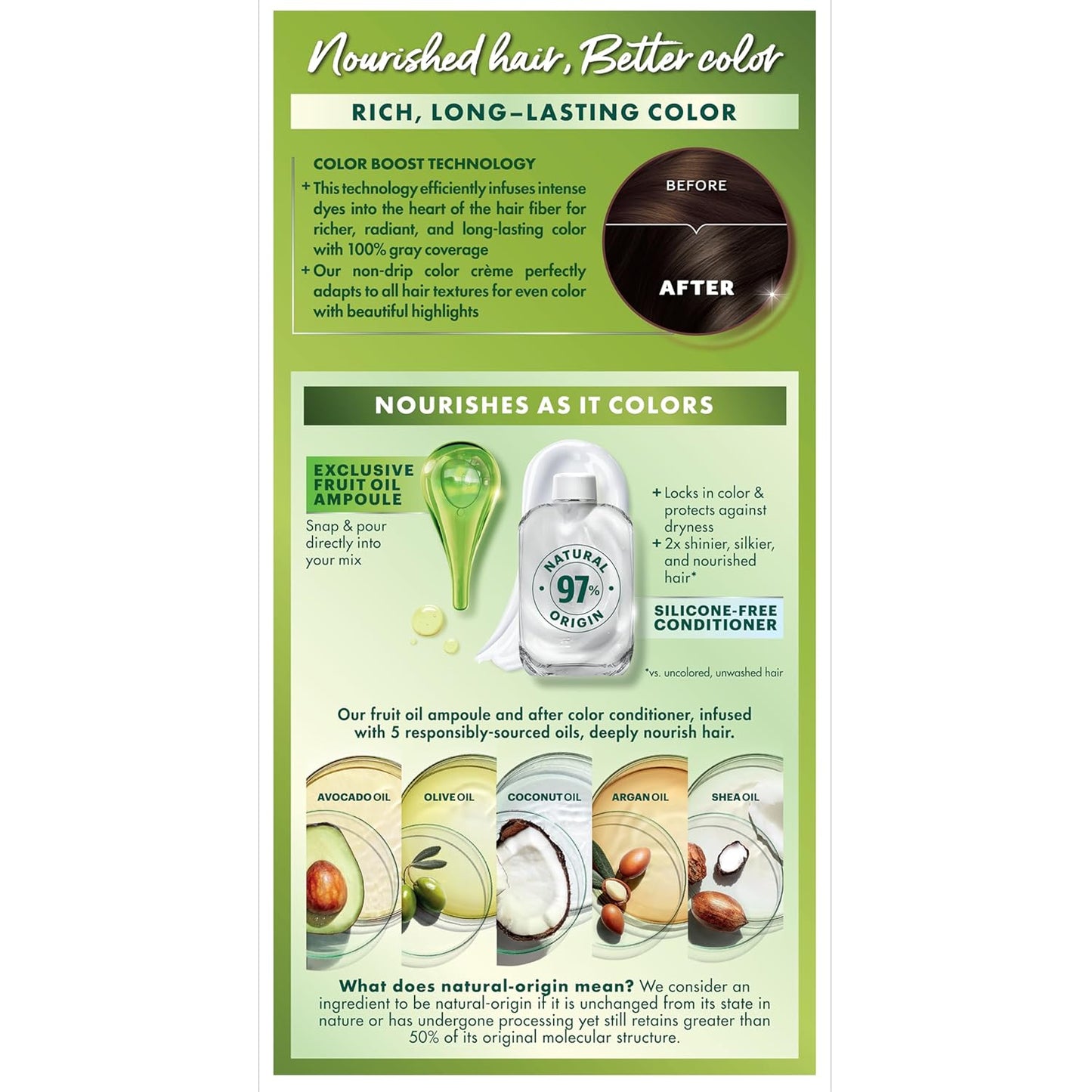 Garnier Nutrisse Nourishing Hair Color Creme, 30 Darkest Brown (Sweet Cola) (Packaging May Vary)