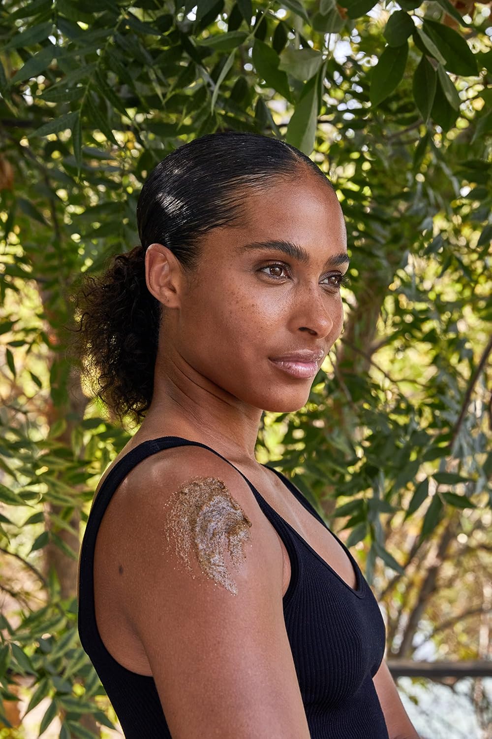 LATHER Coconut Foaming Body Scrub - Gentle Exfoliating & Hydrating Scrub for All Skin Types - Leaves Soft & Smooth Skin - Scrub for the Body, Hands & Feet - 4 Oz Jar