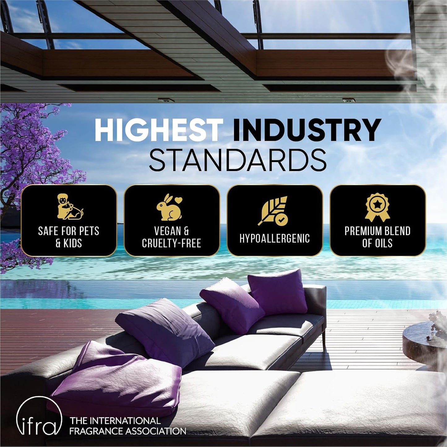 Luxury Hotel Fragrances - Hotel Fragrance Oil - Diffuser Oil Blends for Aromatherapy (Sanctuary Suite) 4.05 Fl Oz (120ml)