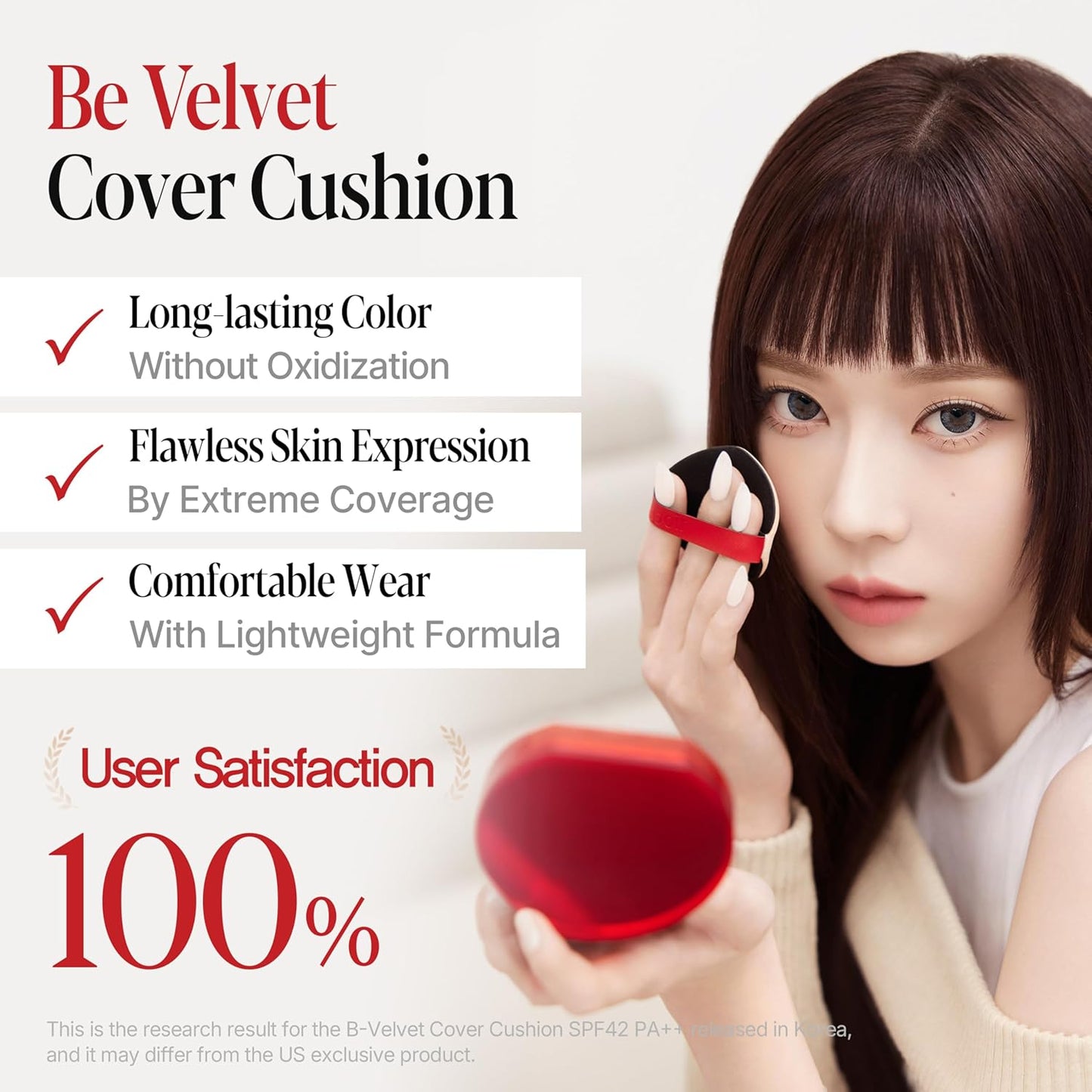 espoir [NEW] Be Velvet Cushion Foundation | Quick and Easy Coverage with Long-lasting Color by Zero Oxidation (#31 Macchiato, 0.46 Ounce (Pack of 1))