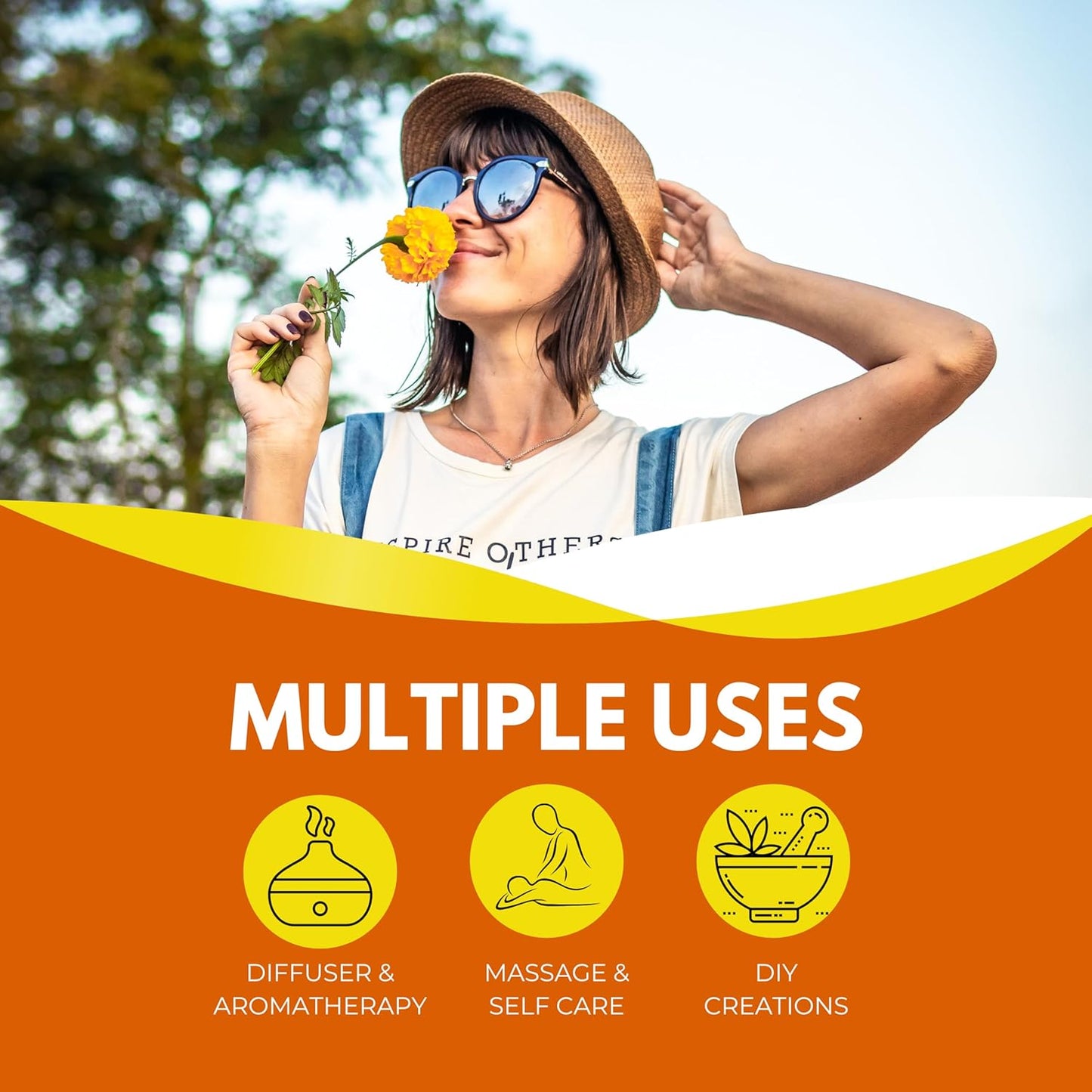 Best of Nature Citrus Essential Oil Blend – Orange, Tangerine, Grapefruit & Mandarin – 100% Pure for Diffuser, Mood Boost & DIY – Bright Aromatherapy