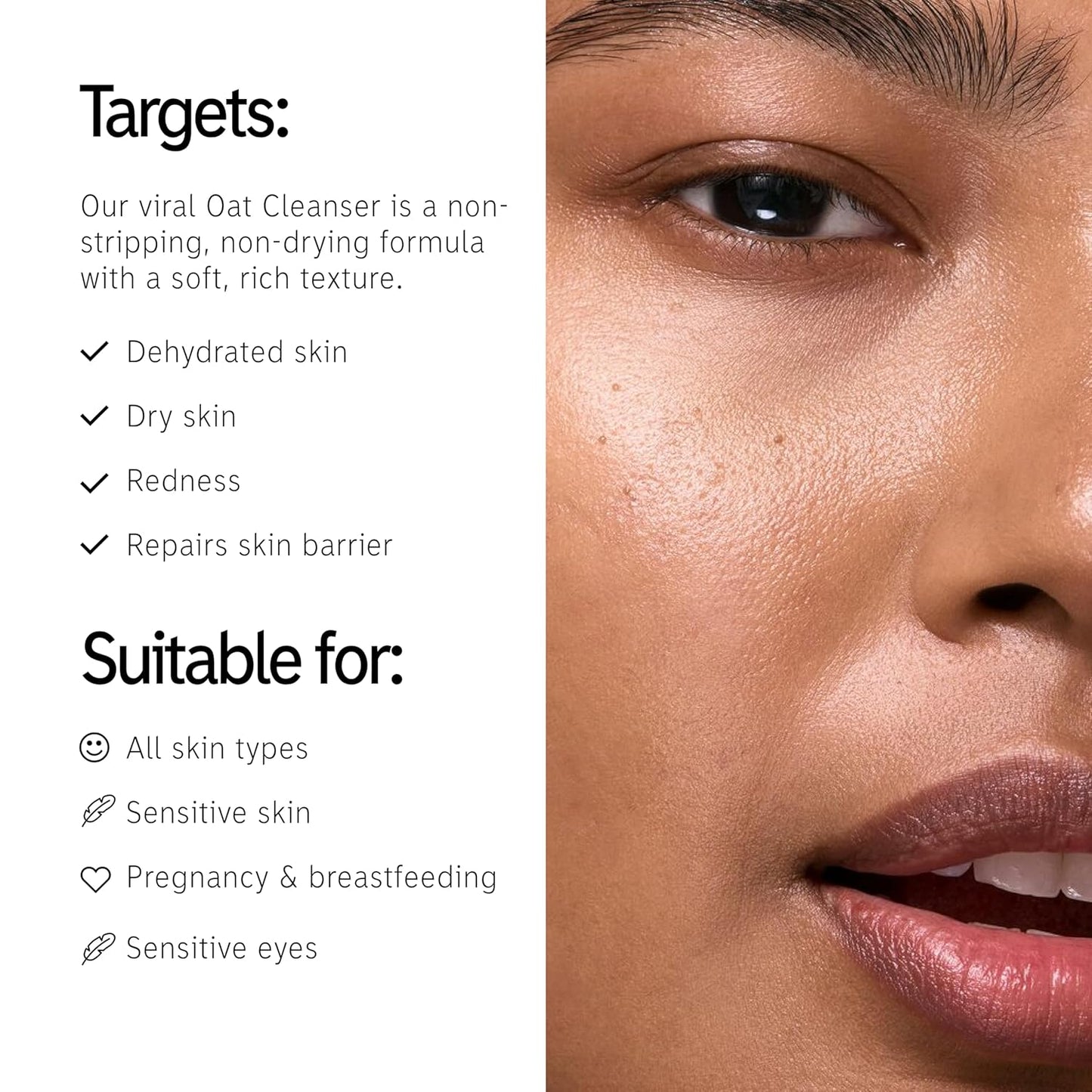 The INKEY List Oat Cleansing Balm 5 Fl Oz/150ml, Dissolves Makeup, Nourishing Skincare, Gentle Cleanser, Vegan Friendly, Suitable For All Skin Types