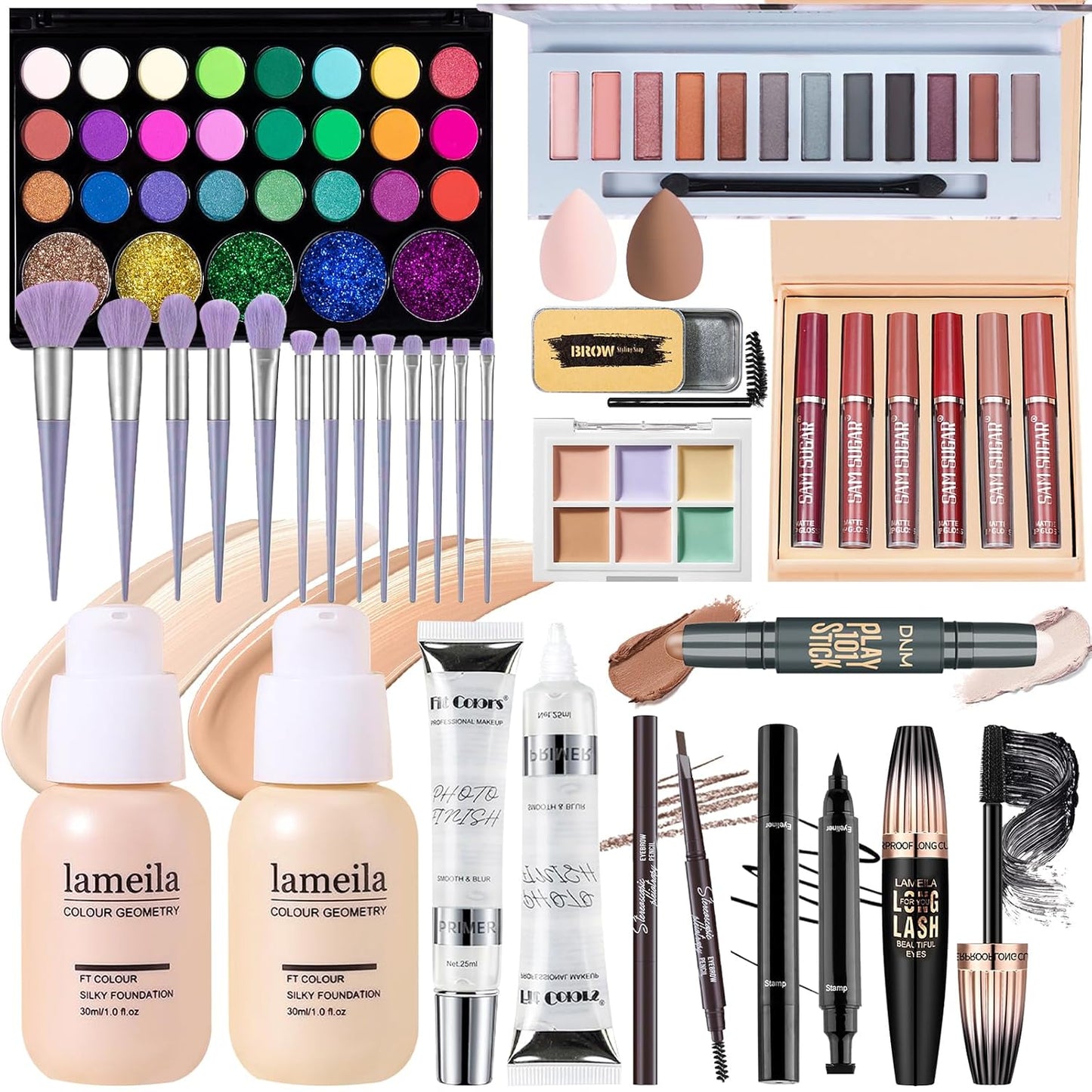 Makeup Set, Makeup Set Full Kit, Makeup Present Set For Women Girls Teens, Full Face Makeup Set For Women Girls Teens, Multipurpose Makeup Sets, Beginners and Professionals Alike