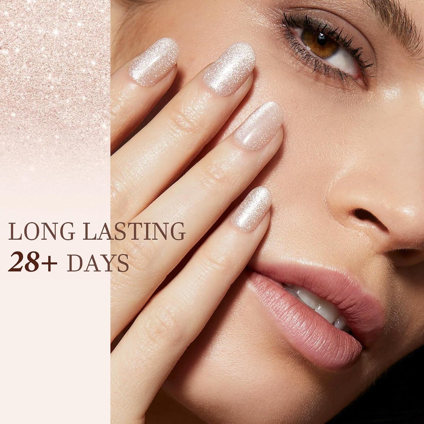 AZUREBEAUTY Dip Powder Nail Kit Starter, All Season Nude Skin Glitter 4 Colors Dipping Powder Liquid Set Recycling Tray with Base & Top Coat Activator for French Nail Art Manicure Salon DIY at Home.