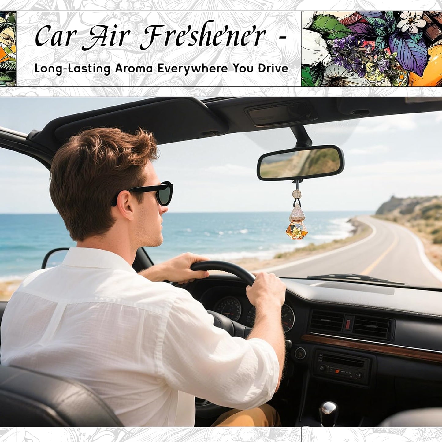 HIQILI Beach Walk Fragrance Oil for Diffuser & Humidifier, Candle & Soap Making, Luxury Hotel Scents, Perfect as a Gift - 1 Fl Oz