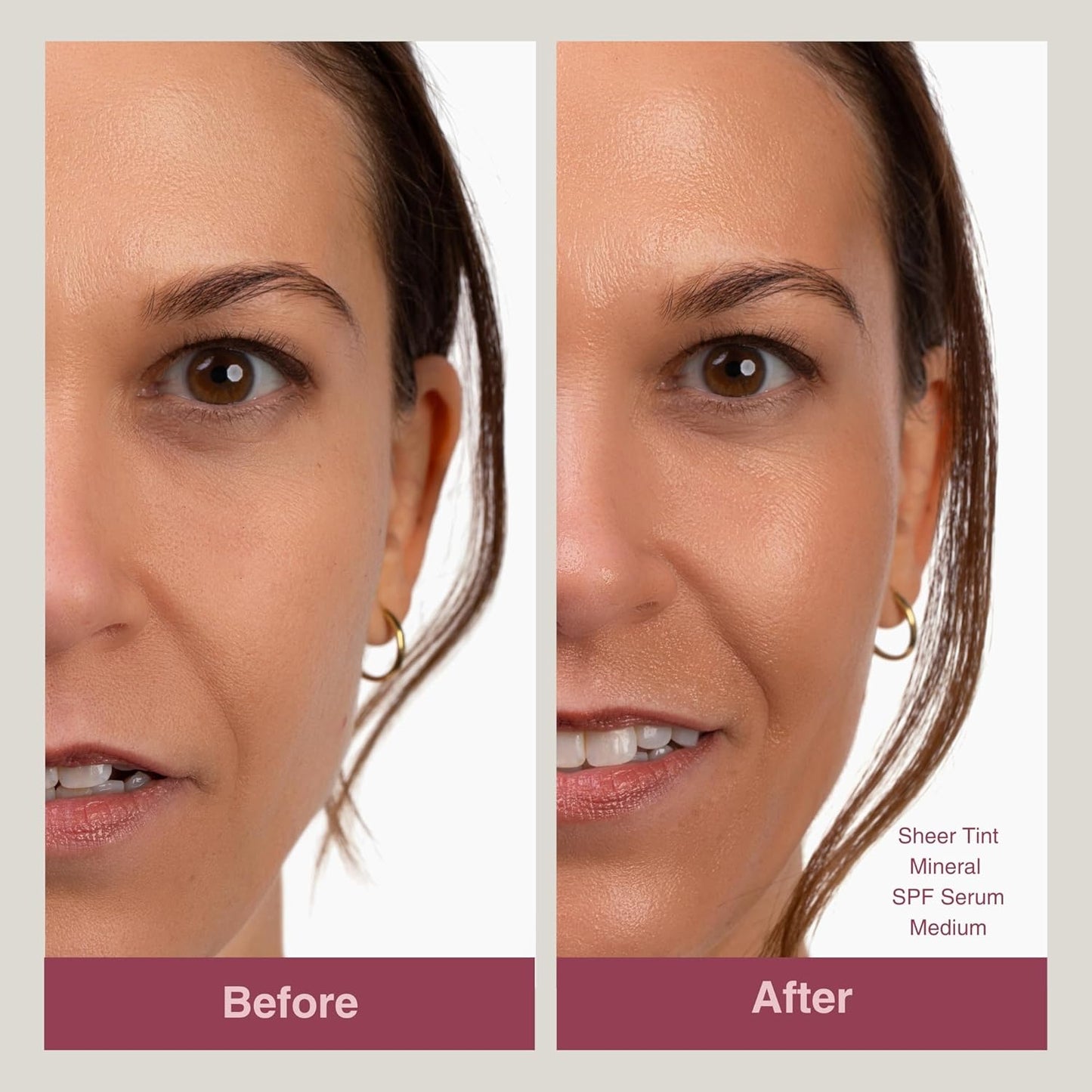 Mineral Fusion Face Serum, Sheer Tint Mineral SPF Serum, 1 Fl Oz, Tan, Tinted Broad Spectrum SPF 50 Mineral Sunscreen, Sheer Coverage, Lightweight & Dewy Finish for Glowing, Protected Skin