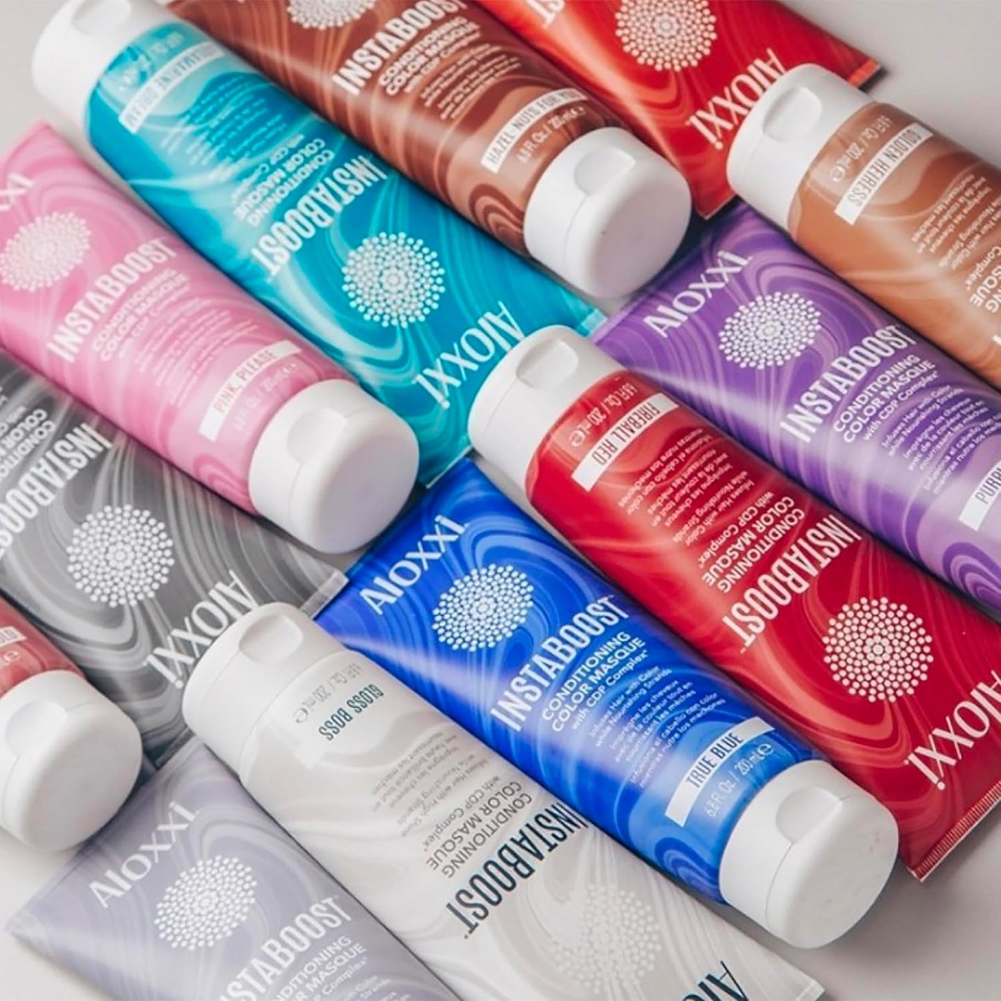 ALOXXI InstaBoost TEAL Color Depositing Conditioner Mask – Instant Temporary Hair Color Dye - Hair Color Masque for Deep Conditioning (Aquamarine Dream), 6.8 Fl Oz