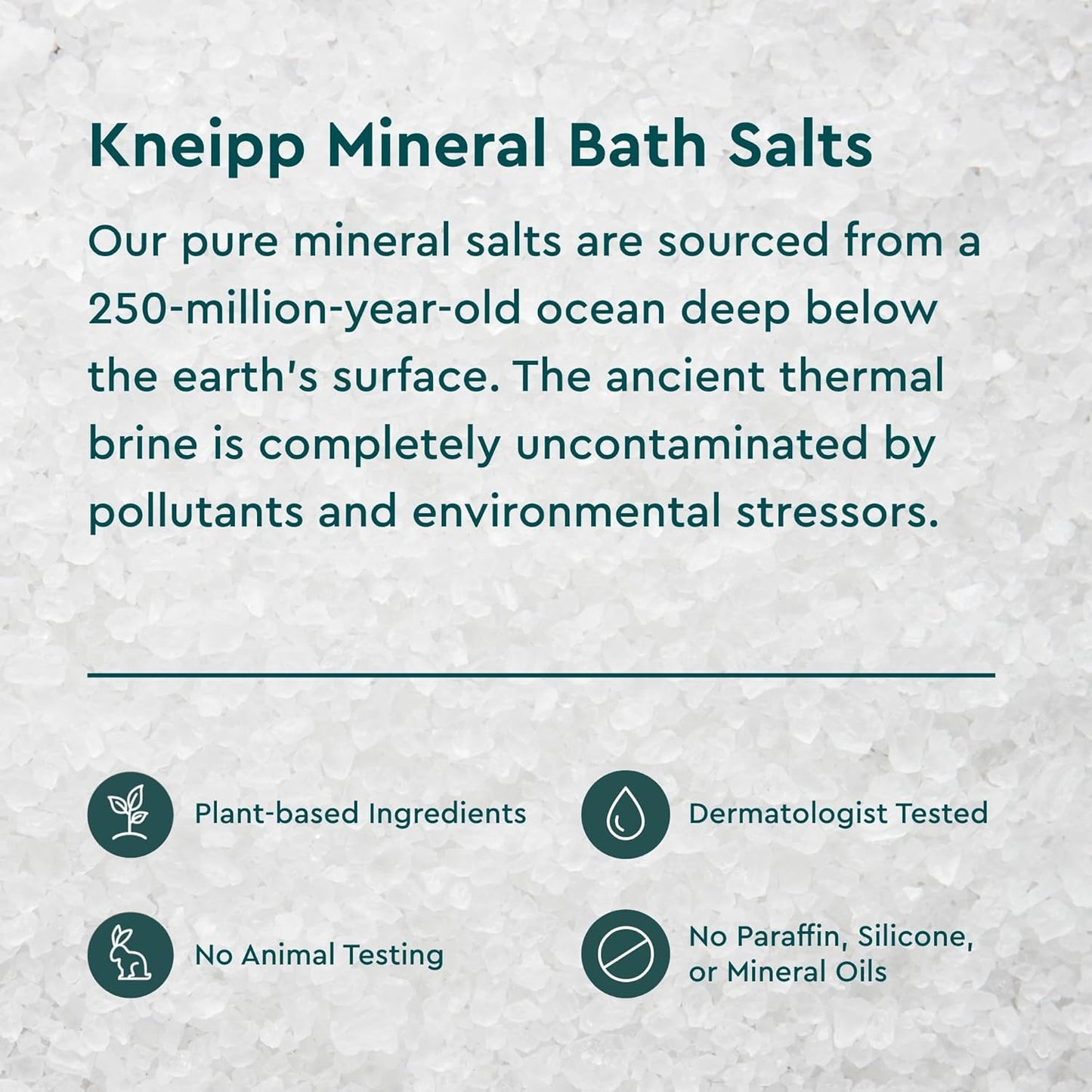 Kneipp Stiff & Sore Juniper Mineral Bath Salt with Wintergreen & Rosemary - 17.6 oz - Up to 10 Baths