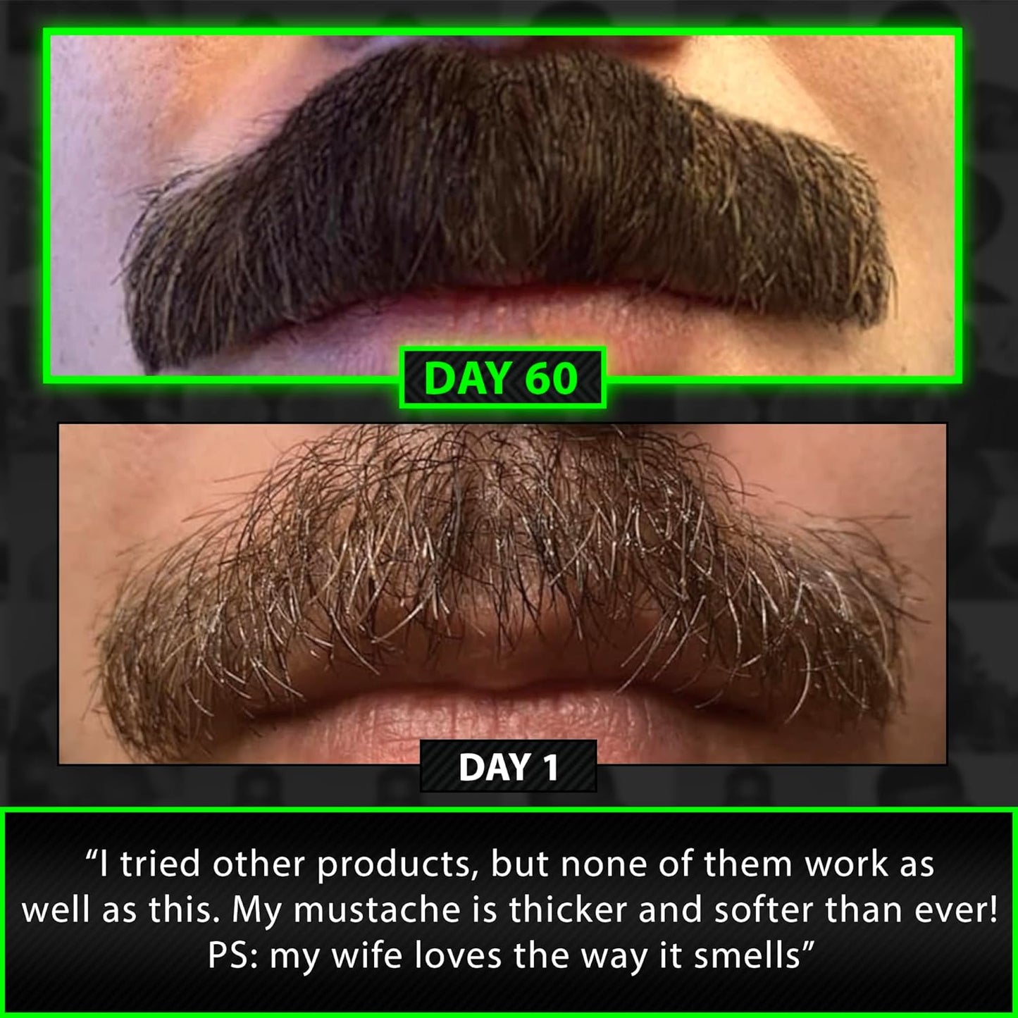 Biotin Beard Balm for Men - 2X Thickening for Beard and Mustache - Organic Mustache Wax with Castor Oil & Meadowfoam – Hydrating Facial Hair Growth Balm & Leave-In Conditioner