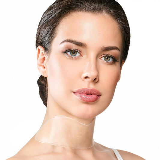 BLUMBODY Neck Wrinkle Patches – Anti-Wrinkle Silicone Patches for Skin Firming, Tightening – Reusable Overnight Pads – Anti-Aging Crepe Erase Pads – Neck, Décolleté (1-Month Supply)