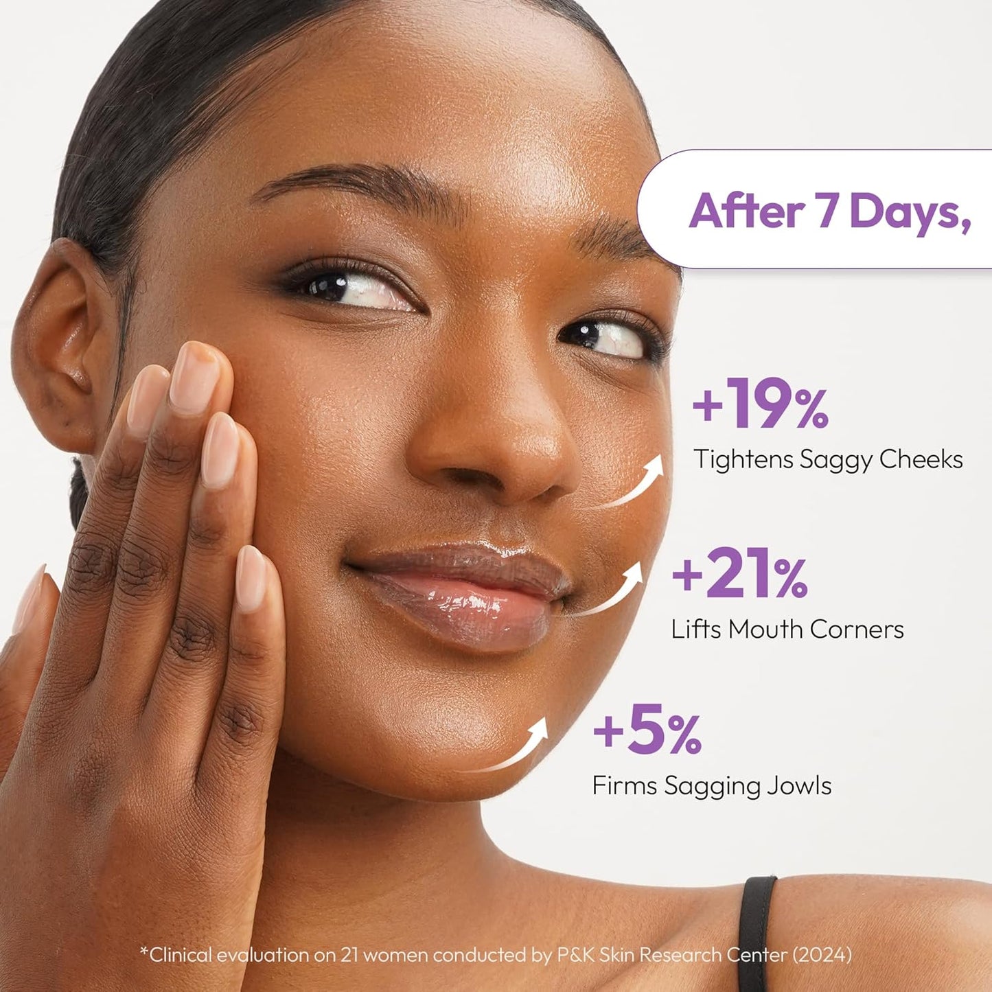 LAPCOS Deep Collagen Glass Skin Overnight Mask - Korean Skin Care Mask w/Rose PDRN, Vegan Collagen & Hydrogel Sheet - Hypoallergenic Firming Collagen Face Mask Sheets (4 ea, 1.23 oz)