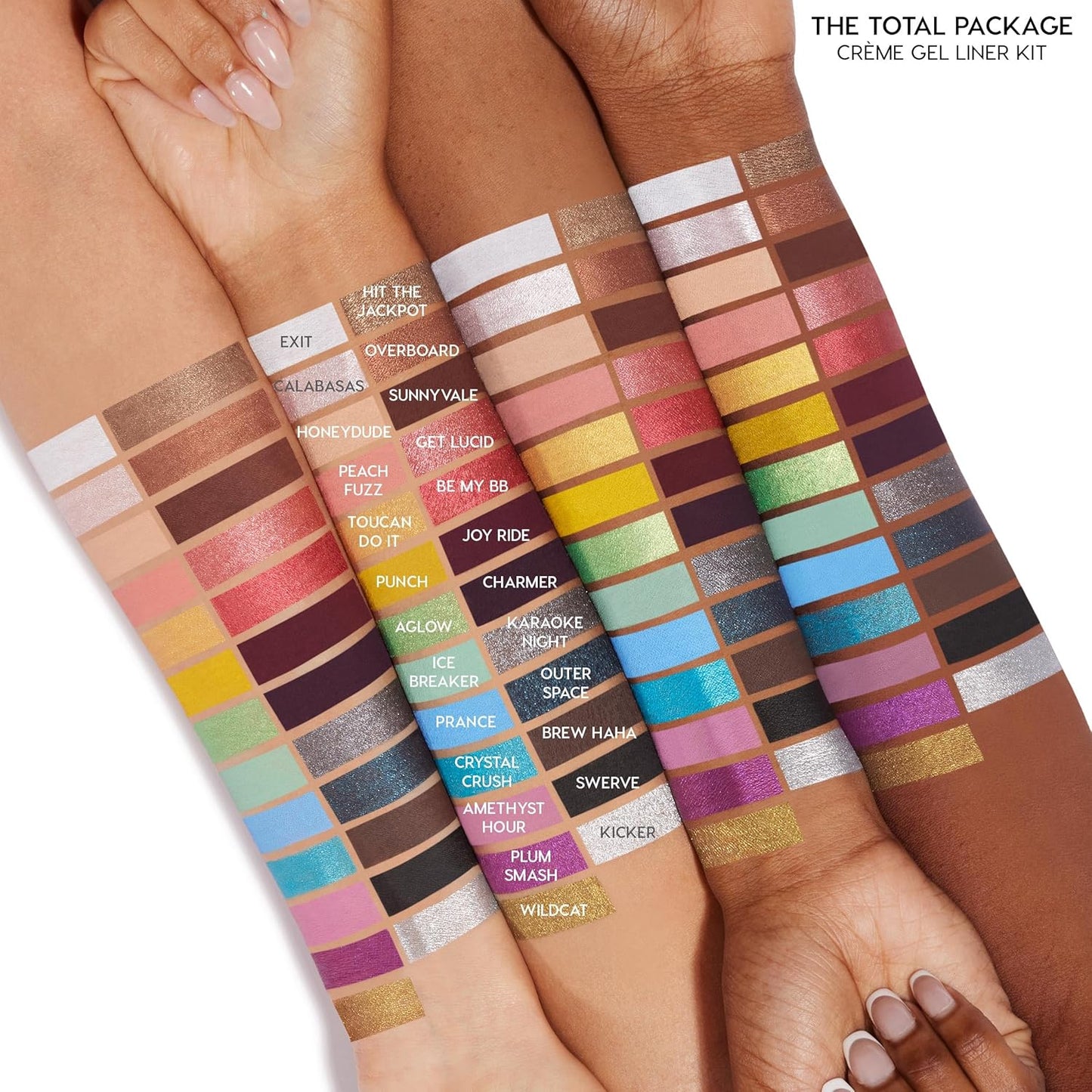 ColourPop Crème Gel Waterproof Eyeliner - 18HR Wear, Ultra-Pigmented Eyeliner Pencil with Matte & Metallic Finishes - Smudge-Proof, Vegan & Cruelty-Free - Overboard (0.01 oz)