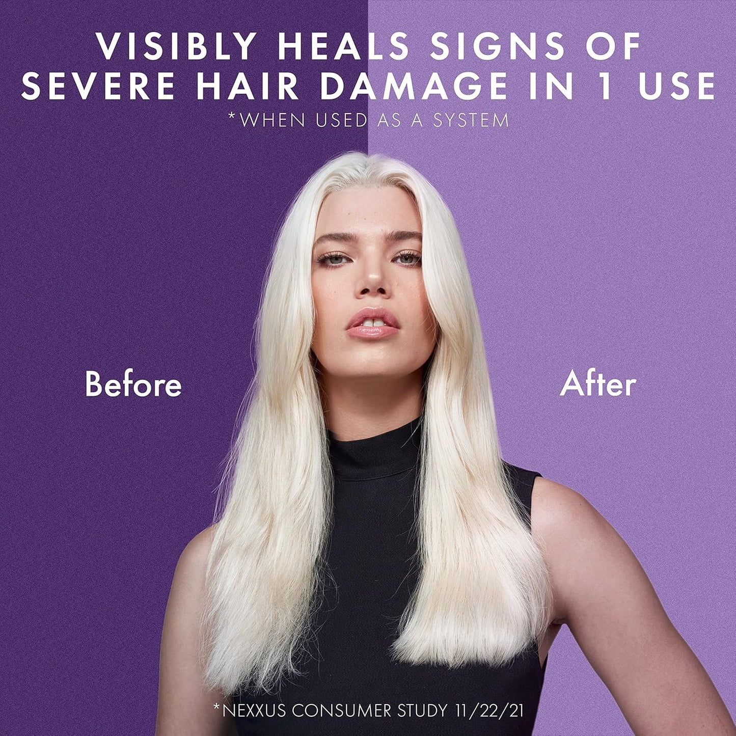 Nexxus Keraphix ProteinFusion Conditioner with Keratin Protein and Black Rice Conditioner for Damaged Hair 33.8 oz